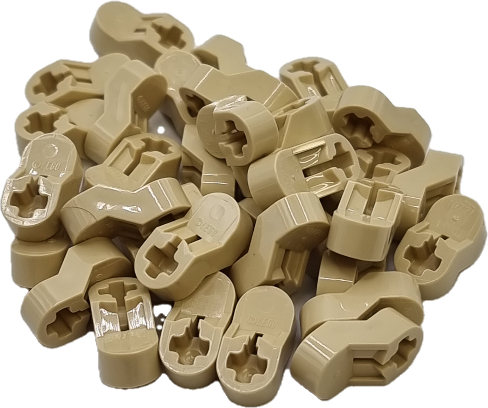 Конструктор LEGO Nr-6013937 technic Motor Kurbel бежевый / 35 штук