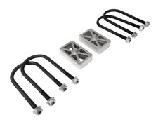 New 1967 - 1970 Mustang Rear Leaf Spring U Bolt Kit 1 Lowering Blocks