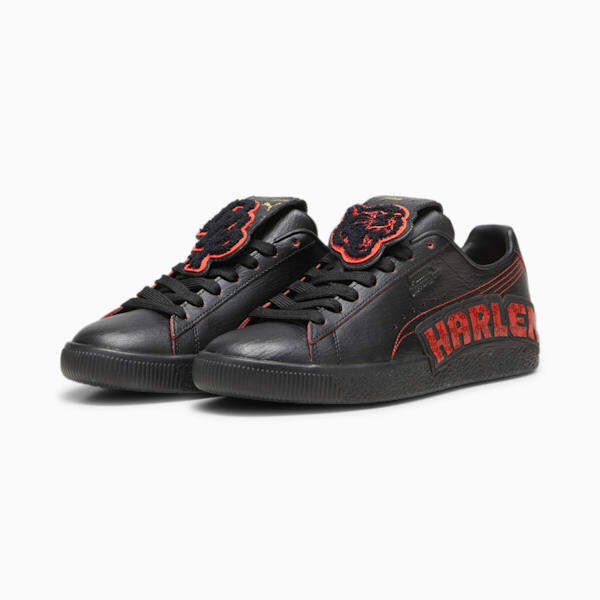 Puma x Dapper Dan Clyde Post Game Runway Puma Black-Burnt Red