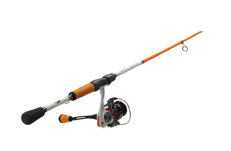 LEW S XFINITY SPEED SPIN COMBO FISHING ROD HIVIS ORANGE eBay