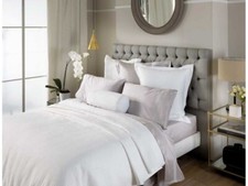 Sheridan Christobel Super King Size Bedskirt Valance WHITE