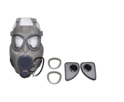 Vintage Czech M10M Gas Mask Set Includes Used Mask With Filter