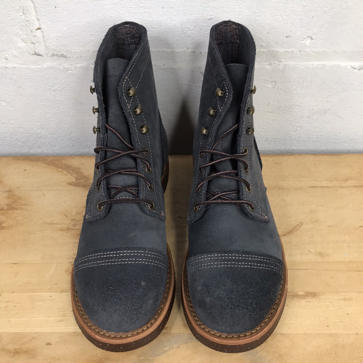 Red Wing Shoes Mens 6.5D Iron Ranger 8117 Navy Abilene Red Wing Shoes Mens 6.5D Iron Ranger 8117 Navy Abilene
