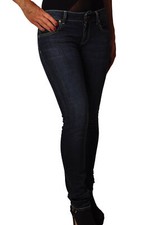 Jeans gamba stretta da Donna Dondup Taglia 28 Colore Denim