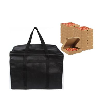 Pizza Develivey Tasche Heiß Kalt Lebensmittel Aufbewahrung Tragetasche hält bis zu 6 Frische