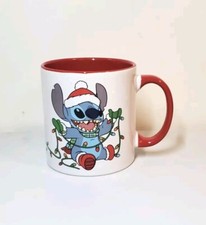 Disney Stitch Christmas Lights Mug