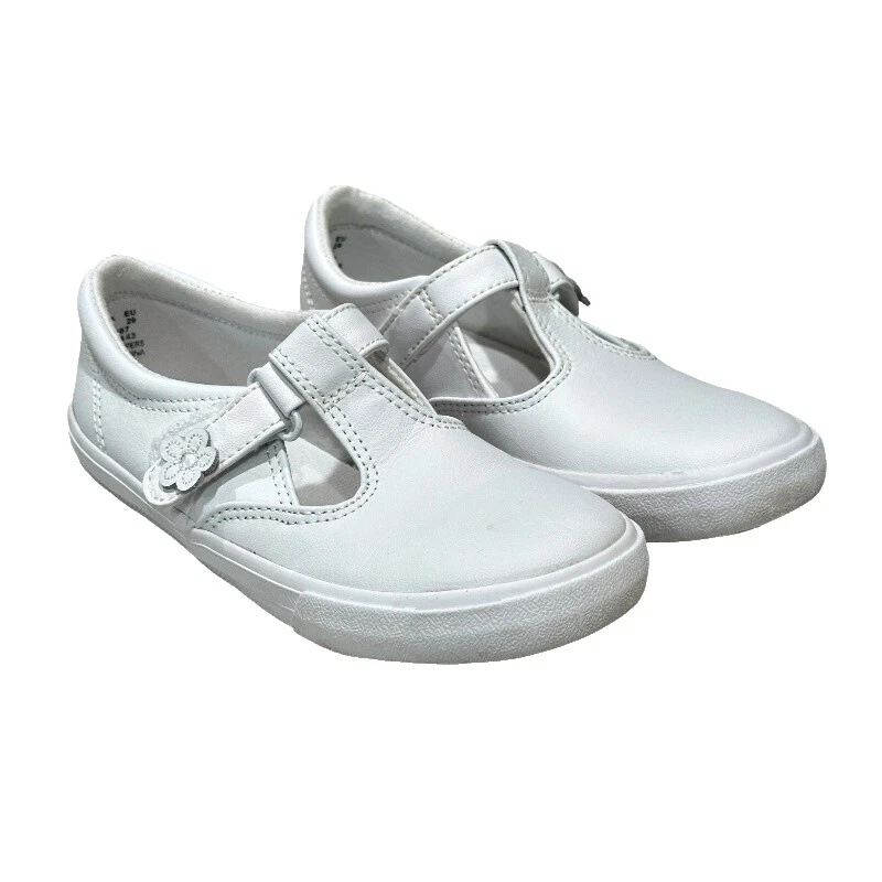 Zapatos superiores de cuero para niñas Keds