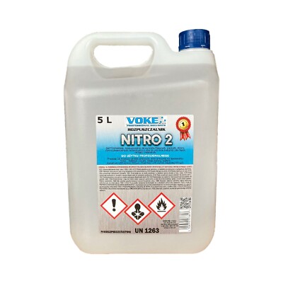 (3,90 /L)5 Liter Nitroverdünnung Universal Verdünner Reinigungsverdünnung Voke