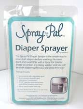 Spray Pal Cloth Diaper Sprayer Attachment for Toilet - Wand, Valve, Hose, Holder