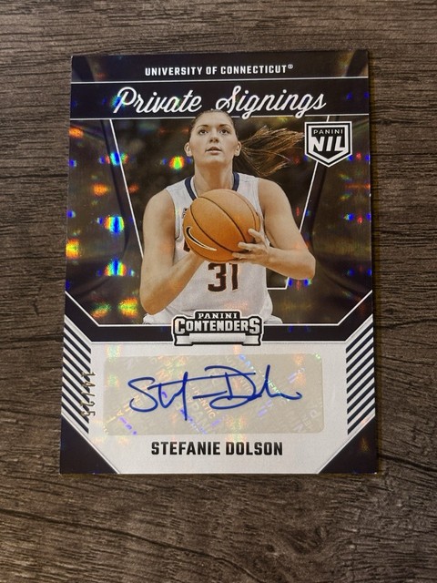 2024-25 Panini UCONN Private Signings Stefanie Dolson Auto /25