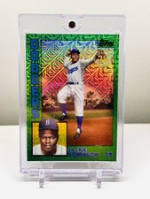 Jackie Robinson /99 2019 Topps Silver Pack 1984  Baseball Green Mojo MAG CASE