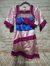 Disney Store Girls Pink Mulan Costume Dress Sz 5/6 NWT Sparkle Play dress up