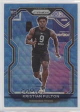 2020 Panini Prizm Rookie Blue Wave Prizm 154/199 Kristian Fulton #397 0o8k