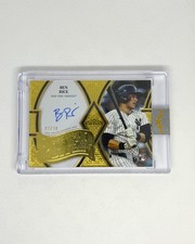 Ben Rice /10 Oncard Auto (RC) Rookie Gold 2025 Topps Five Star Encased Sealed