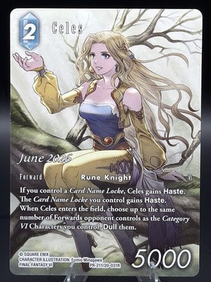 Final Fantasy TCG - Celes- PR-211/PR-013R- Final Fantasy Promos