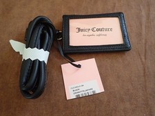 Juicy Couture Lanyard Wallet and ID Holder  NEW  