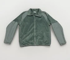 Green Military Polartec Fleece Jacket - Gen III, Sz Large Long Cold Weather