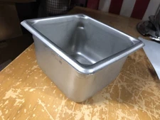 Vtg USA VOLLRATH Super Pan V 30642 Stainless Steel 1/6 Size 4" deep Steam Food