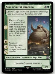 Summon: Fat Chocobo 202 Common Foil Final Fantasy Magic: The Gathering