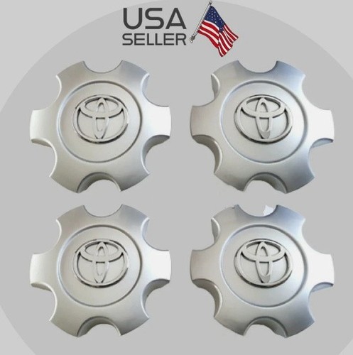 Four T69440 4X Sequoia Tundra 03-07 Wheel Center Caps Silver 56069440 FOR Toyota - Picture 3 of 10