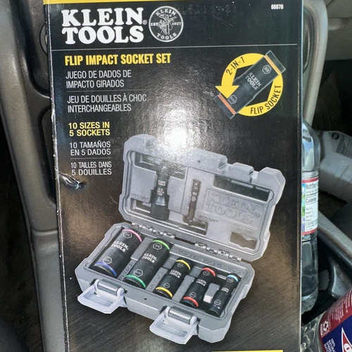 Klein Tools Flip Impact Socket Set 7Pc