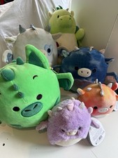 SQUISHMALLOWS Dragon LOT - Various SIZES: Puff Dina Mina Mae Kenny Desmond Mitch