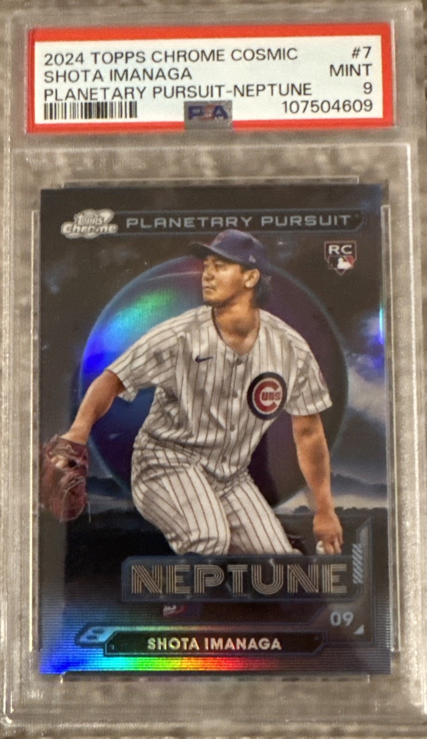 2024 TOPPS COSMIC CHROME PLANETARY PURSUIT NEPTUNE SHOTA IMANAGA ROOKIE SSP