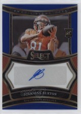 2024 Panini Select Rookie Signatures Blue Prizm 108/149 Jermaine Burton 16wc