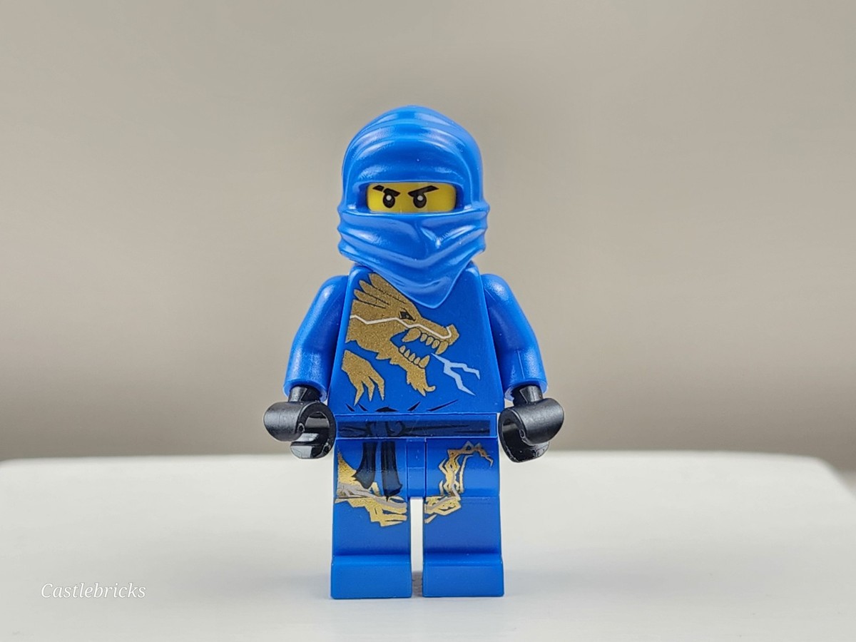 ぐーにゃん Lego Ninjago Jay DX Minifigure njo016 Blue Dragon Suit Ninja