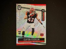 Clayton Fejedelem 2019 Unparalleled Rookie RC #37 Cincinnati Bengals D51