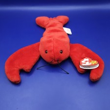 Ty Beanie Baby Pinchers the Lobster Retired DOB 6-19-93 Mint W/ Tag