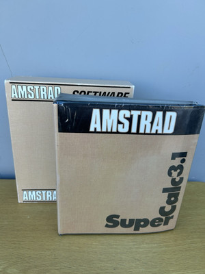 Amstrad Supercalc 3.1 PC Software **Neu und versiegelt** Selten Vintage Computer