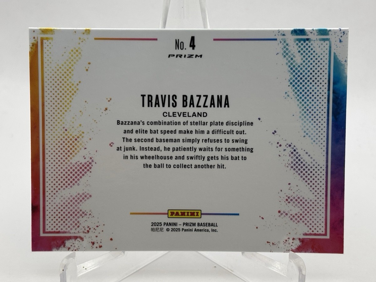 2025 Panini Prizm Baseball Travis Bazzana Color Blast #4 SSP