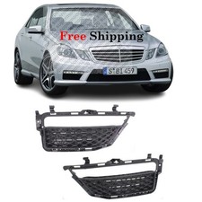 For 2010-2013 Mercedes Benz E63 Amg Bumper Grille Left Right Side Set Of 2