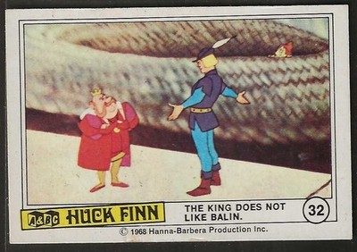A&BC - HUCK FINN (HANNA BARBERA VERSION) 1968 - #32 - QUALITÄTSKARTE!!