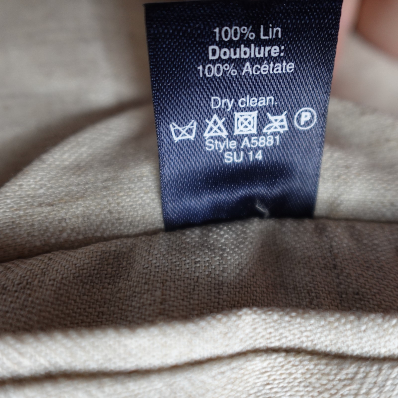 J.Crew Sport Coat Medium Beige Solid Patch Pocket… - image 3