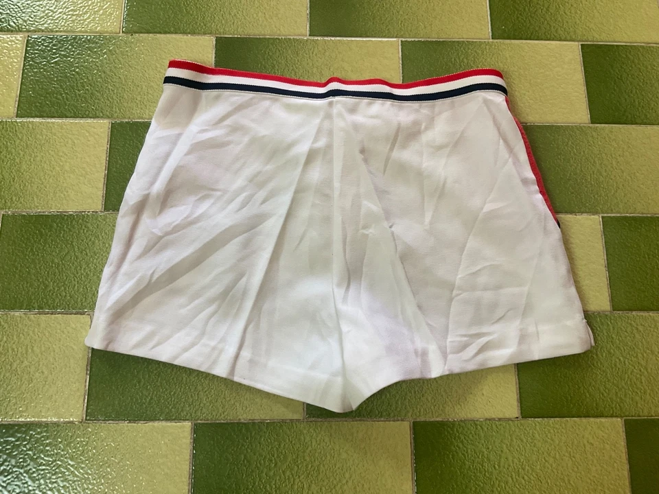 Vintage 80s Bjorn Borg Shorts Tennis Sports White Zipper Fly Size USA 28” Italy - Image 2 of 4