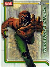 2026 Topps Chrome Marvel #195 Werewolf by Night Storm's Lightning Refractor