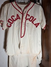 1950 s Vintage Lomax And Doerner Coca Cola Baseball Uniform Jersey Pants And Sox