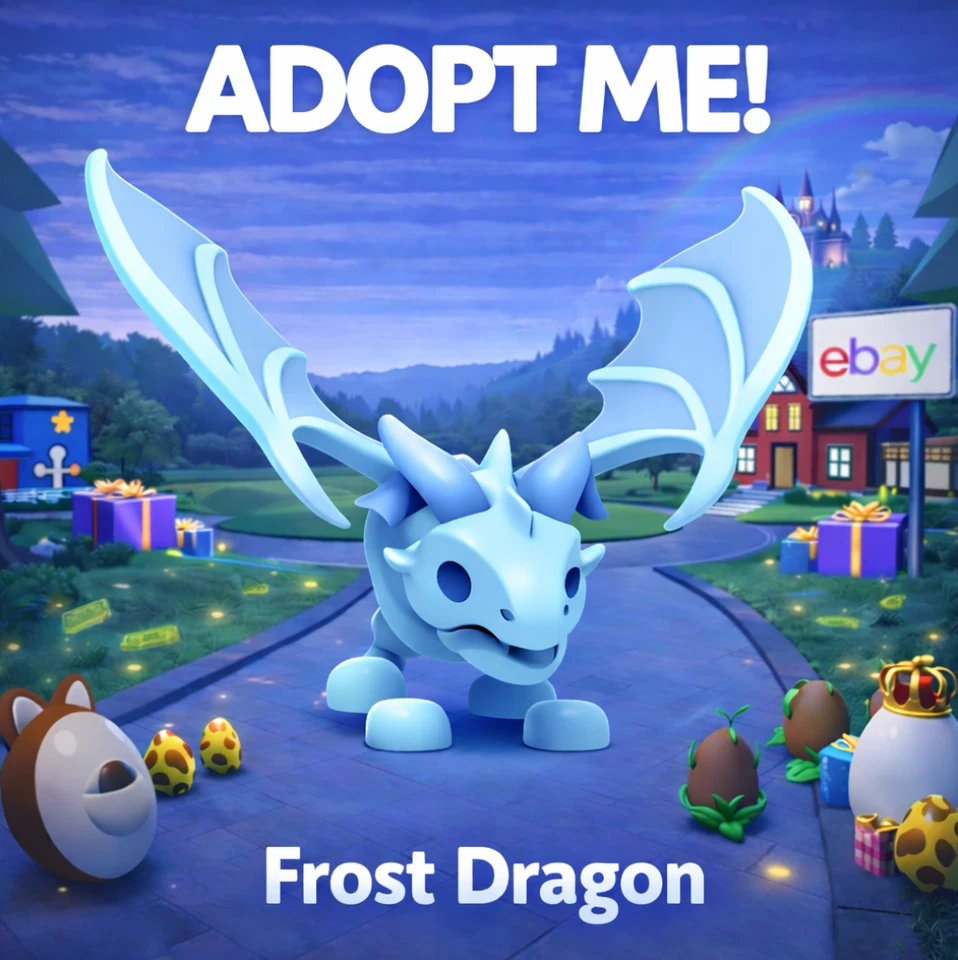 FR Frost Dragon Adopt me || ROBLOX Adopt Me