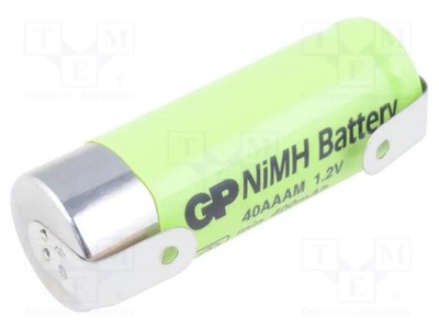 2/3AAA,2/3R3 400mAh 1,2V Batt: Ni-MH Lötplättchen