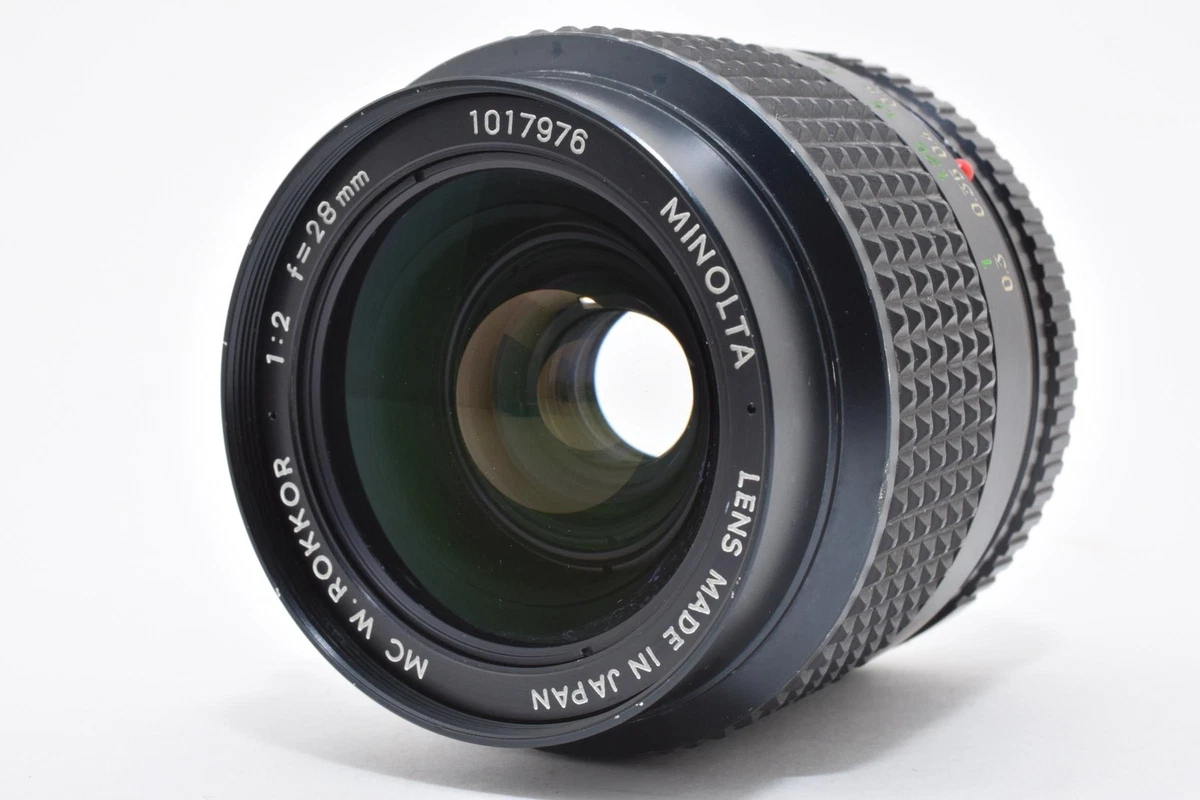 【中古】MINOLTA ミノルタ MC W.ROKKOR 28mm f/2 Minolta f/2 Camera Lenses 28mm Focal for sale | eBay