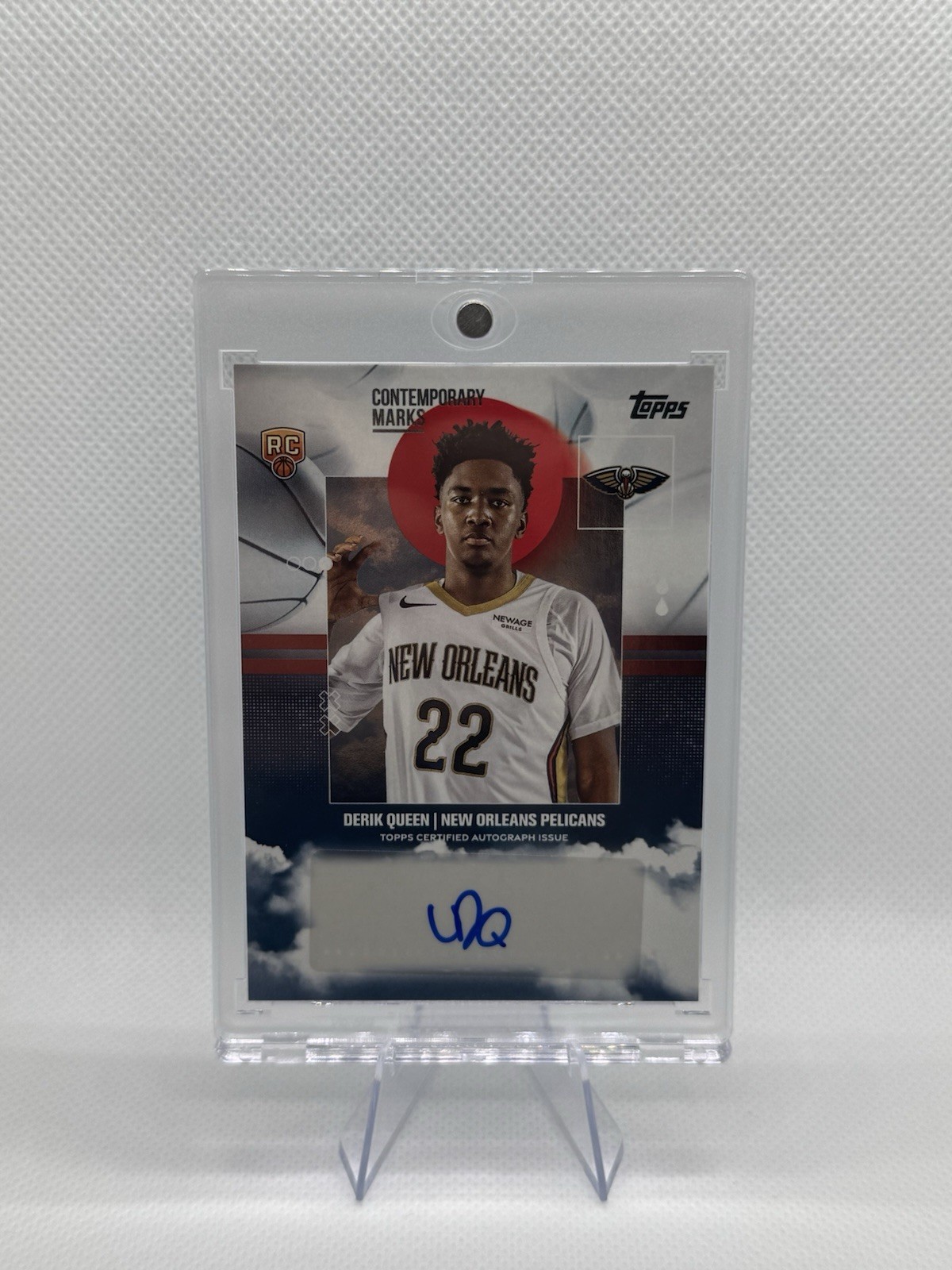 2025-26 Topps - Contemporary Marks Derik Queen #CM-DQ (AU, RC)