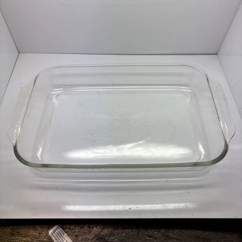Pyrex 233 R Clear Glass 3 Quart 13 X 9 X 2 Casserole Baking Dish Vintage USA