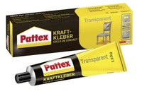 Pattex Kraftkleber Transparent 125G Kontaktkleber Alleskleber Gummi, Metall Uvm.