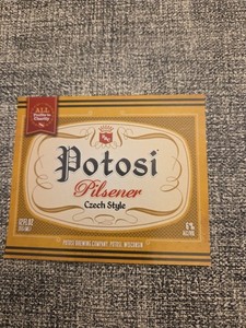 POTOSI BREWING CO BEER LABEL WI
