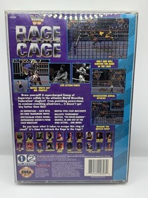 SEGA CD - WWF Rage in the Cage - Complete/CIB w/ Reg Card - Tested