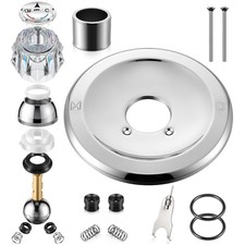 Shower Handle Renovation Repair Trim Kit Compatible with Delta RP54870, Singl...
