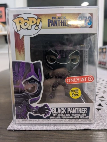 Funko Pop Black Panther 273 Target Exclusive Mint W/Protector!