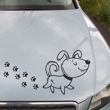 Aufkleber Auto CAR STYLE Motorhaube Tattoo Dog Hund Hündchen Tatzen Pfoten 299